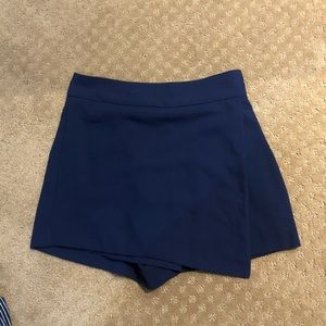 Navy blue skort
